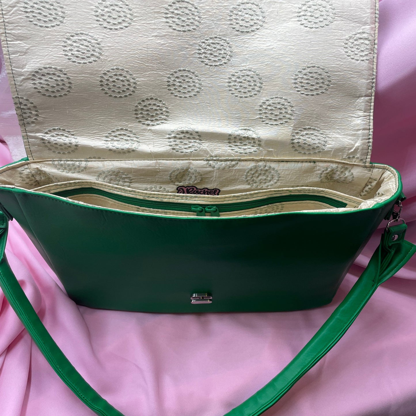 Green 1908 Courier Bag by J Rachel LLC