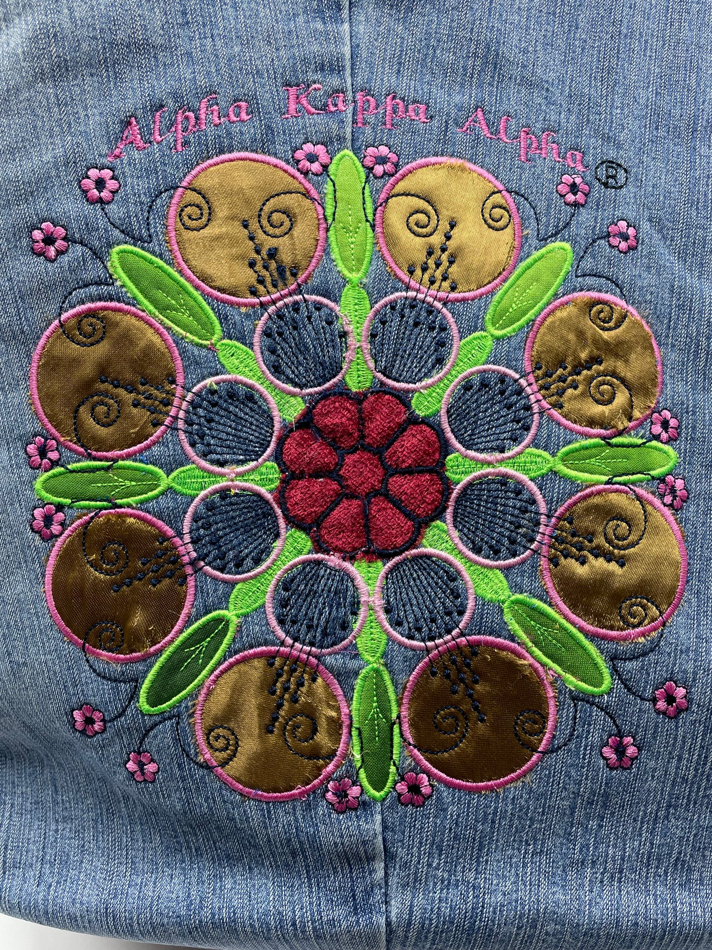 Applique Hobo Bag